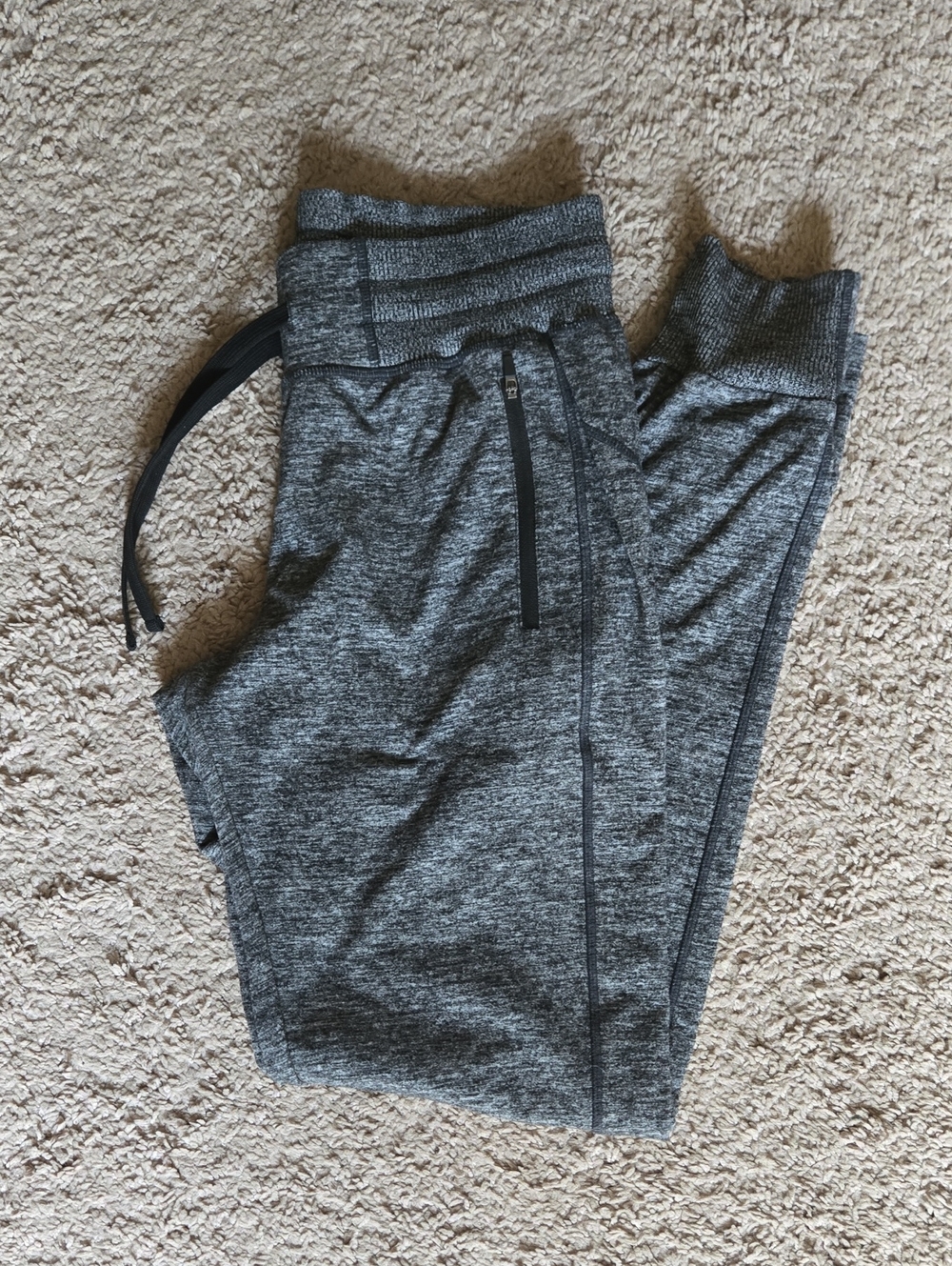 Curves and Combatboots Heather Grey Joggers